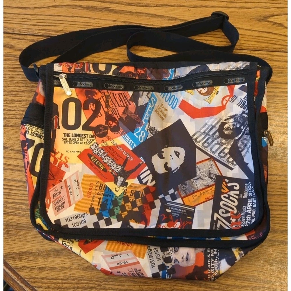 Lesportsac Messenger Bag Music‎ Artists Concert Band Artist Print